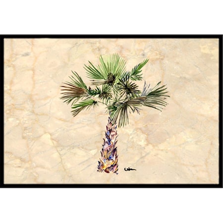 Carolines Treasures 18 x 27 In. Palm Tree Indoor or Outdoor Mat 8480MAT